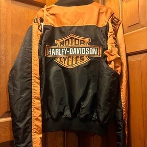 Vintage Harley Davidson Bomber Jacket